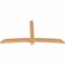 Ekena Millwork Bellingham Timber Gable Bracket, Western Red Cedar, 96"W x 48"H x 3 1/2"D x 5 1/2"F, 12/12 Pitch GBW096X48X0406BEL00SWR - alternate 3